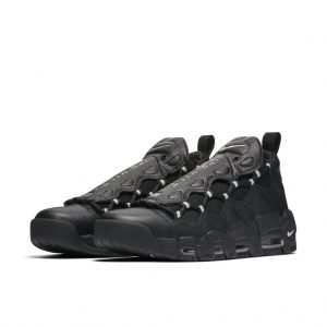 Nike Air More Money Black Metallic Silver