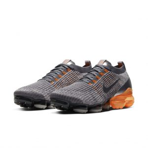 Nike Air VaporMax Flyknit 3 Dark Grey Total Orange