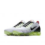 Nike Air VaporMax Flyknit 3 White Black Volt Bright Crimson