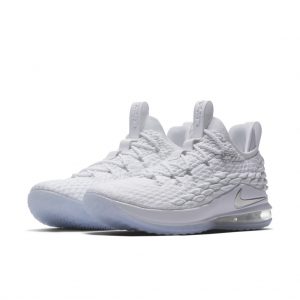 Nike LeBron 15 Low White Metallic Silver