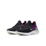 Nike Epic React Flyknit 2 Black Vivid Purple (GS)
