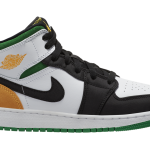 Jordan 1 Mid SE White Laser Orange Lucky Green (GS)
