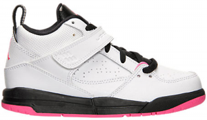Jordan Flight 45 White Hyper Pink Black (PS)