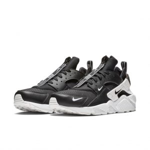 Nike Air Huarache Run Zip Black White