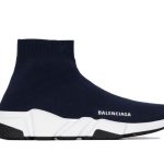 Balenciaga Speed Trainer Navy White Sole (W)