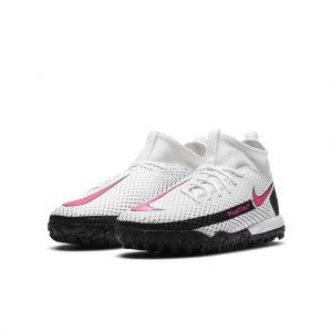 Nike Phantom GT Academy DF TF White Black Pink Blast (Kids)
