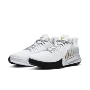 Nike Mamba Fury White Metallic Gold