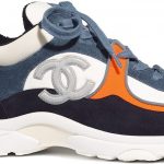 Chanel Low Top Trainer CC White Navy (W)
