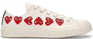 Converse Chuck Taylor All-Star 70s Ox Comme des Garcons Play Multi-Heart White