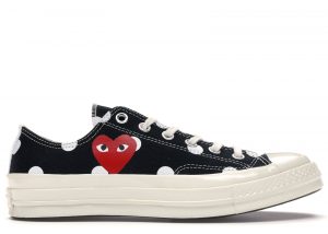 Converse Chuck Taylor All-Star 70s Ox Comme des Garcons PLAY  Polka Dot Black
