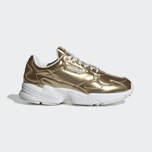 adidas Falcon Gold Metallic Crystal White (W)