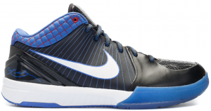 Nike Zoom Kobe 4 Black White Royal Red