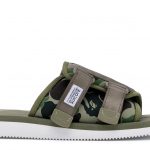 Suicoke x Bape ABC Kaw-Ape Green