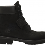 Timberland 6″ Black Nubuck Premium