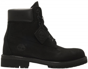 Timberland 6″ Black Nubuck Premium