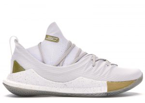 Under Armour Curry 5 White Gold