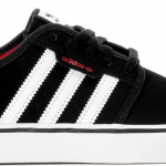 adidas Seeley Black White Scarlet (Youth)