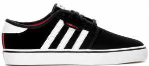 adidas Seeley Black White Scarlet (Youth)