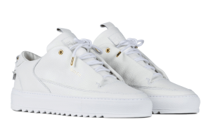 Mason Garments Milano Leather RAF White Weiß (FW18-NOS-1B)