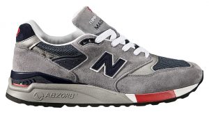 New Balance 998 Grey Navy Red