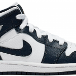 Jordan 1 Mid White Metallic Gold Obsidian (PS)