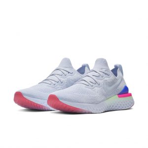Nike Epic React Flyknit 2 Hydrogen Blue Sapphire Hyper Pink