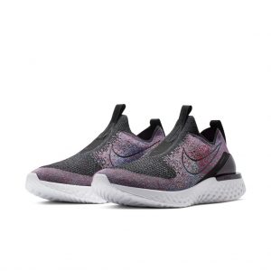 Nike Epic React Moc Flyknit Black University Red Hyper Jade