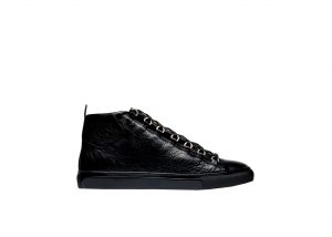 Balenciaga Arena High Shiny Black Leather