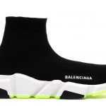 Balenciaga Speed Trainer Black White Neon 2019 (W)