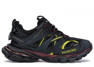 Balenciaga Track Trainers Black Bordeaux