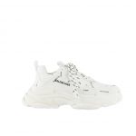 Balenciaga Triple S Allover Logo White