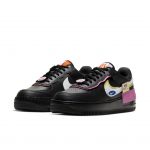 Nike Air Force 1 Shadow Removable Patches Black Pink (W)