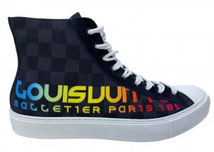 Louis Vuitton Tattoo Sneaker Boot Damier Cobalt