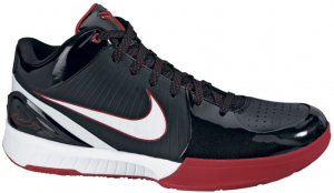 Nike Kobe 4 Black White Varsity Red