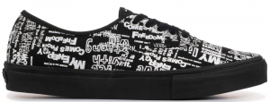 Vans Authentic Comme des Garcons Black Message
