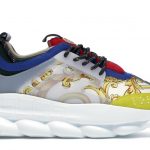 Versace Chain Reaction Multi-Color Rubber Suede
