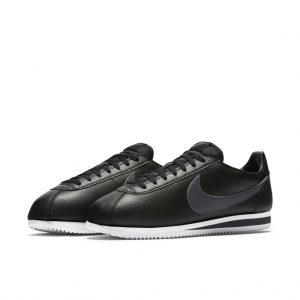 Nike Classic Cortez Leather Black/Dark Grey-White