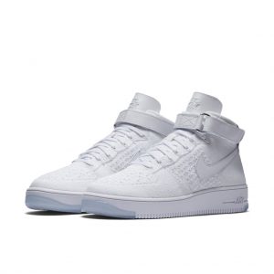 Nike Air Force 1 Ultra Flyknit Mid Triple White