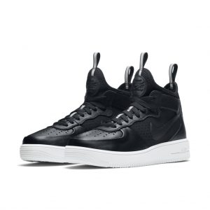 Nike Air Force 1 Ultraforce Mid Black/Black-White (W)