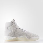 adidas Tubular Instinct Hairy Suede White