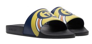Gucci Persuit Slides Navy Black