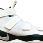 Nike LeBron Soldier 11 White Metallic Silver Black