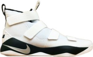 Nike LeBron Soldier 11 White Metallic Silver Black