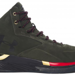 Under Armour Curry 1 Lux Mid Suede Downtown Green