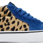 Vans Sk8-Mid Supreme Velvet Leopard Royal