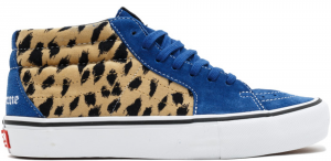 Vans Sk8-Mid Supreme Velvet Leopard Royal