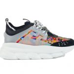 Versace Chain Reaction Print Black