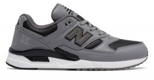 New Balance 530 Lux Leather Steel Grey Black