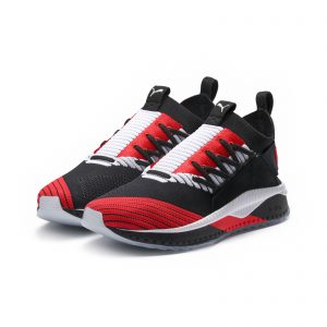 Puma Tsugi Jun Cubism Black White Scarlet