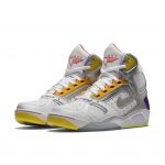Nike Air Flight Lite High White/Metallic Silver-Hyper Grape